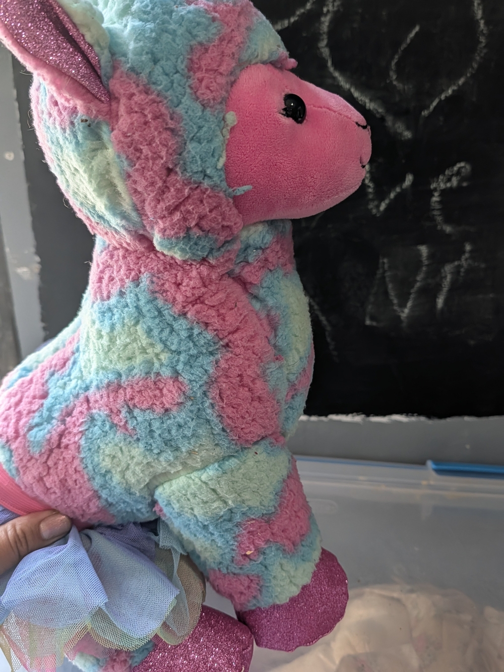 Build-A-Bear Pastel Llama Plush in Pink, Blue & Mint